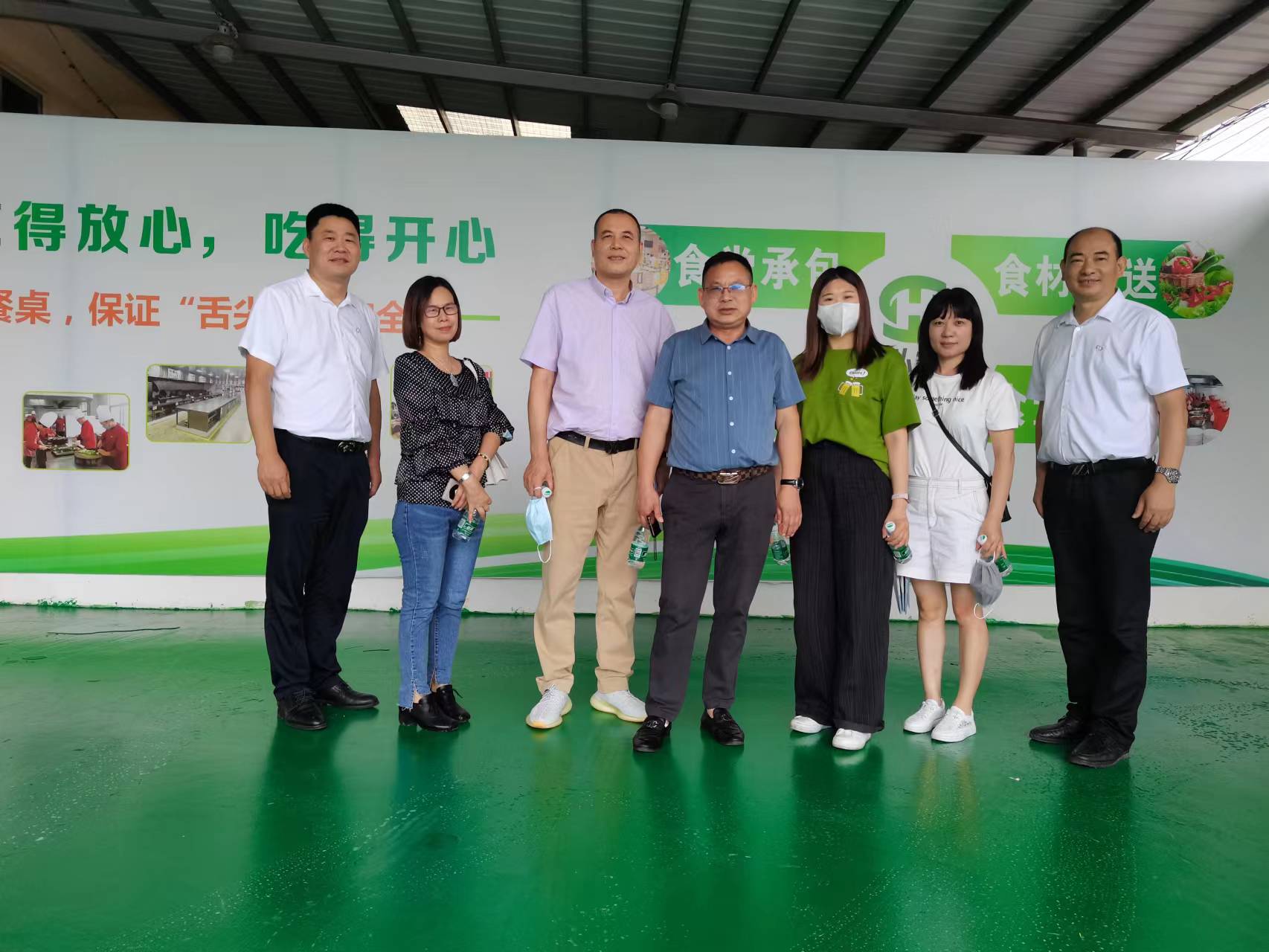 馬榮教育集團到我司參觀、考察-食堂承包案例